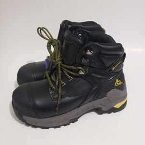 Ace Work Boots for Crews-Unisex Burren Composite Toe Slip Resistant  M 5 W 6.5